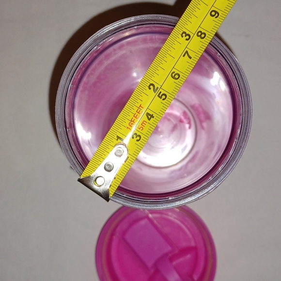 Lilly Pulitzer Hot Spot multi print Fall 2014 pink lid 16 oz Travel Cup - Picture 8 of 17